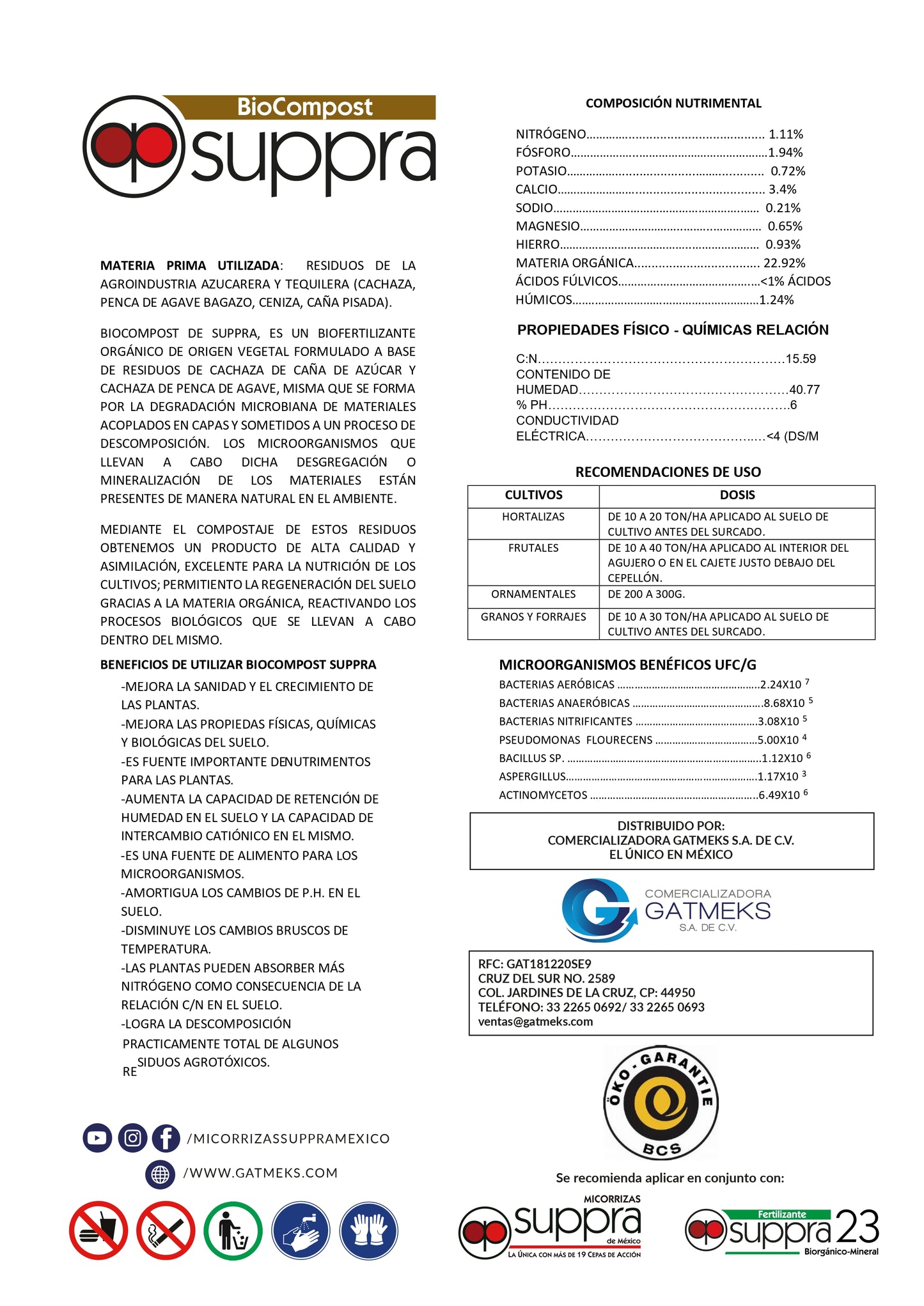 Composta Suppra 5 kg