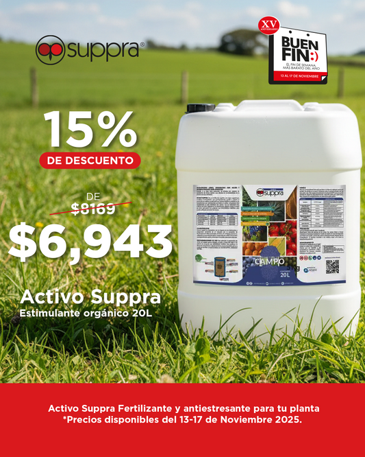 Activo Suppra  20L - Estimulante orgánico