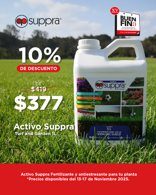 Activo Suppra Turf And Garden 1L - Estimulante orgánico