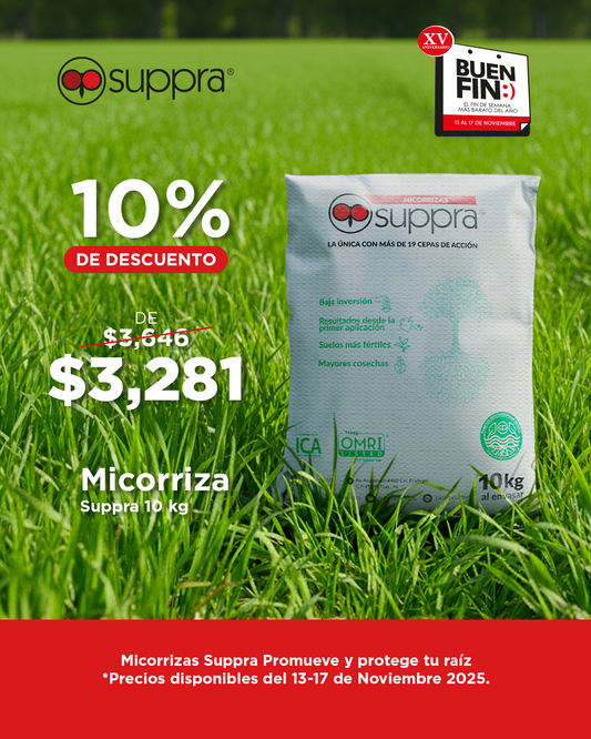 Micorrizas Suppra 10 kg